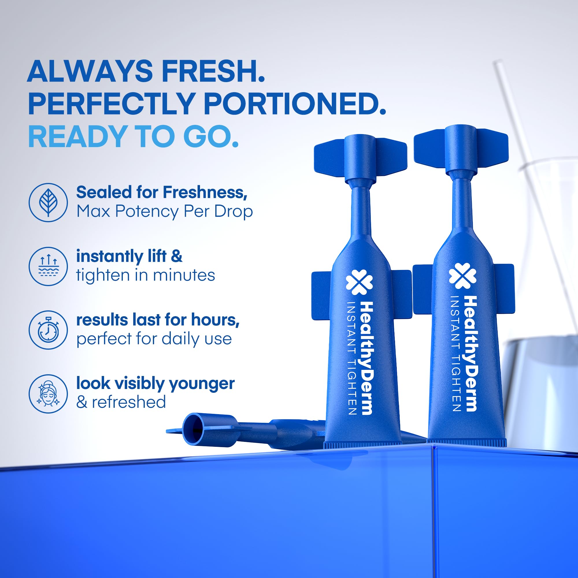 Instant Under Eye Lift Serum in Resealable Tubes