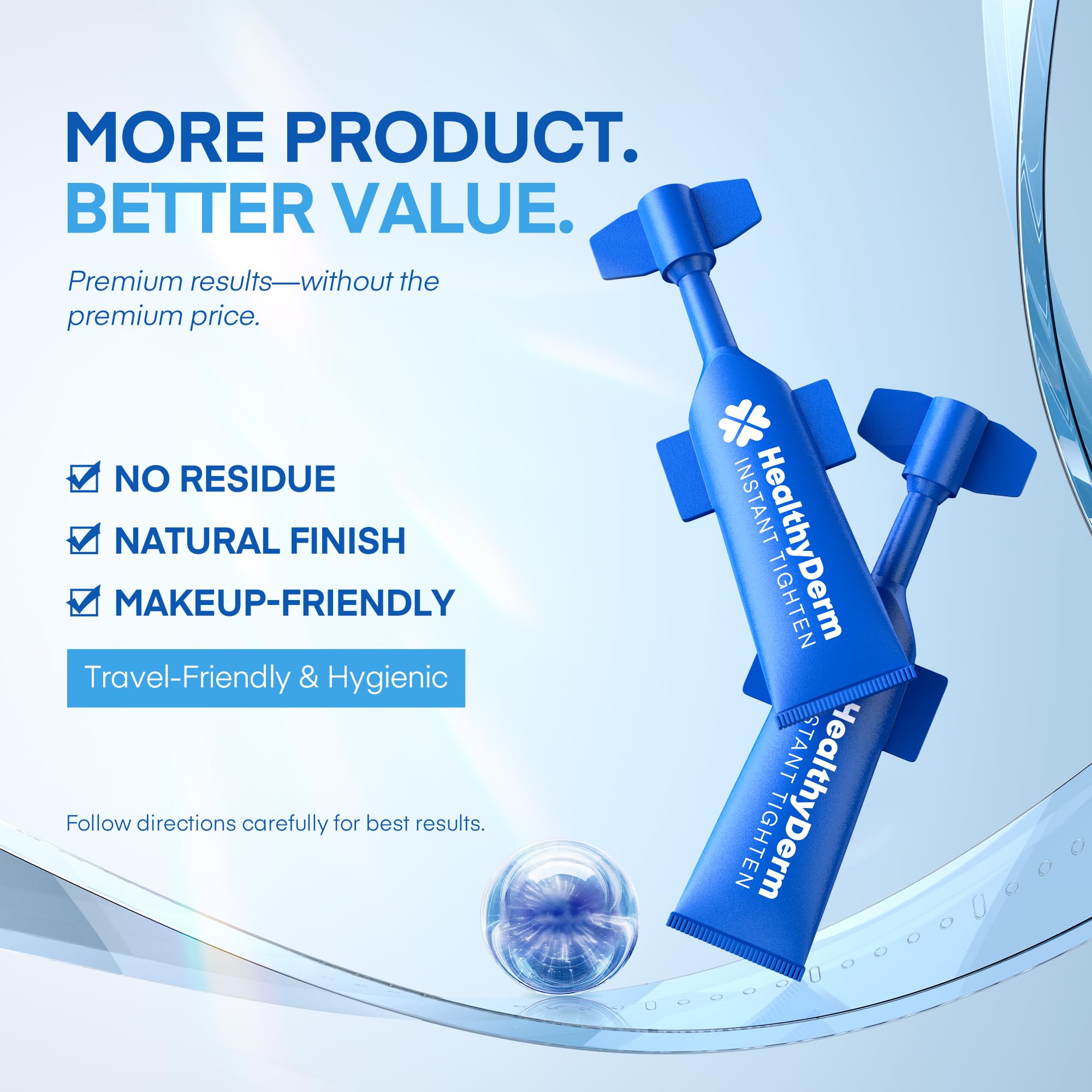 Instant Under Eye Lift Serum in Resealable Tubes